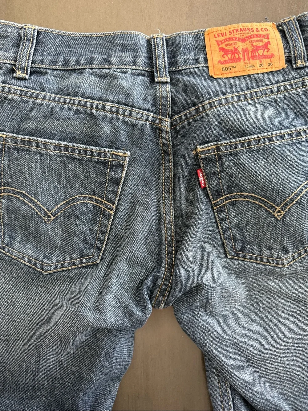 Levi's Boys Regular Fit Jeans - Blue Denim Size 12R